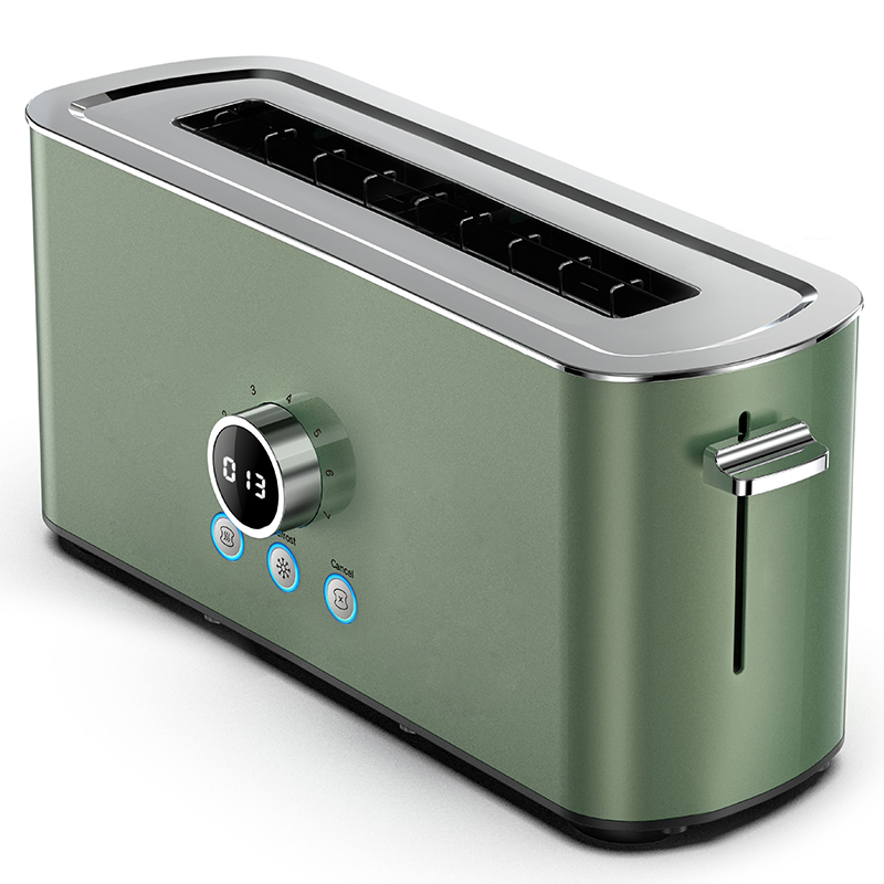 Tenfly Stainless Steel Toaster Factory OEM/ODM Single Slot 2 Slice Bread Toaster