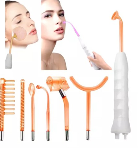 Portable Multi-Tube High Frequency Beauty Wand for Anti-Acne and Skin Firming