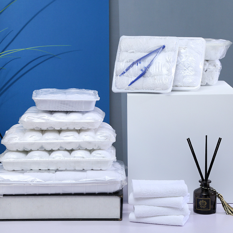 Disposable Hot Towels Airline Disposable Towel Face Cotton Hot Towel Refreshing
