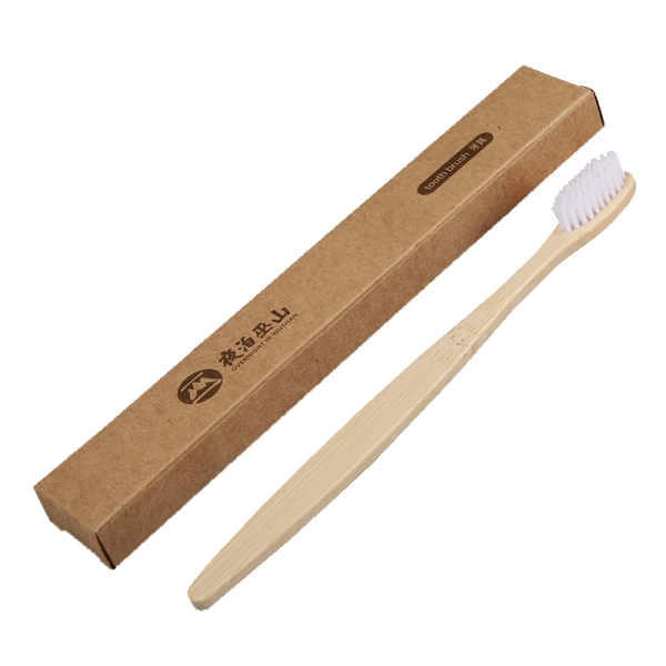 Disposable Wooden Toothbrush for Hotels - Eco-Friendly
