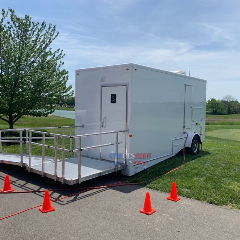 Wheelchair Toilet Trailer Handicap Disabled Luxury Restroom Trailer