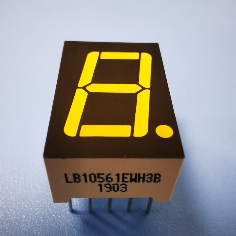Ultra Red 14.2mm 1 Digit 7 Segment LED Display for Digital Indicator