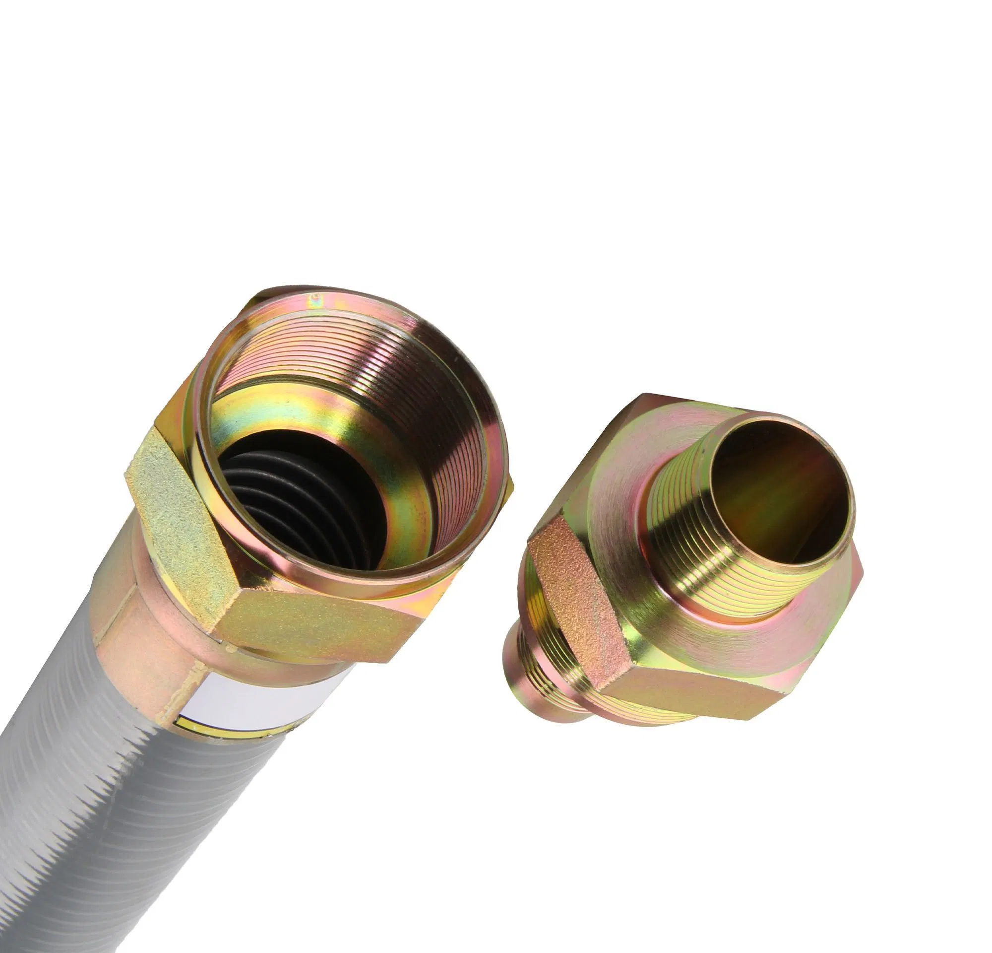Whistling Free Gas Connector with Laser Welding and Cold Forming Process