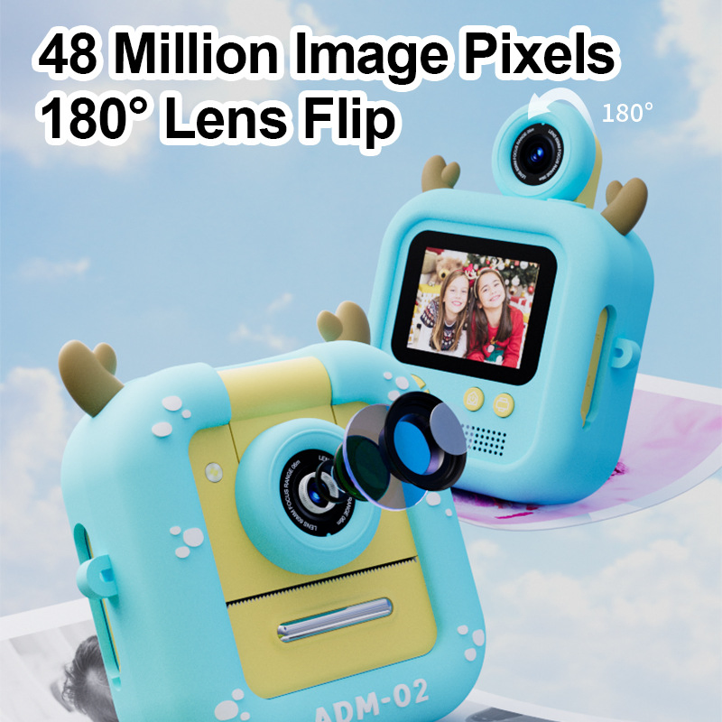Kids Camera Instant Prin Toddler Digital Camera Printable Camera Camera with Printer