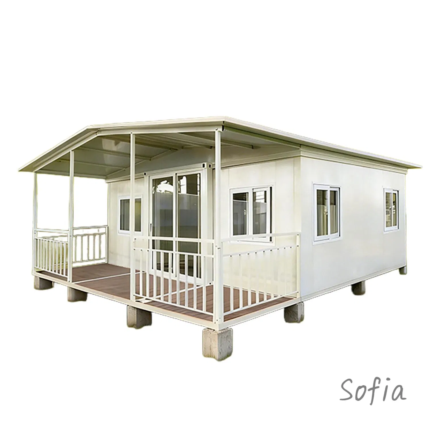 Expandable Prefab Steel Structure Container House Multifunctional with Bathroom for Site Use