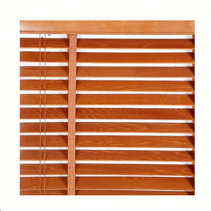 China Supplier 50mm Wooden Horizontal Venetian Blinds