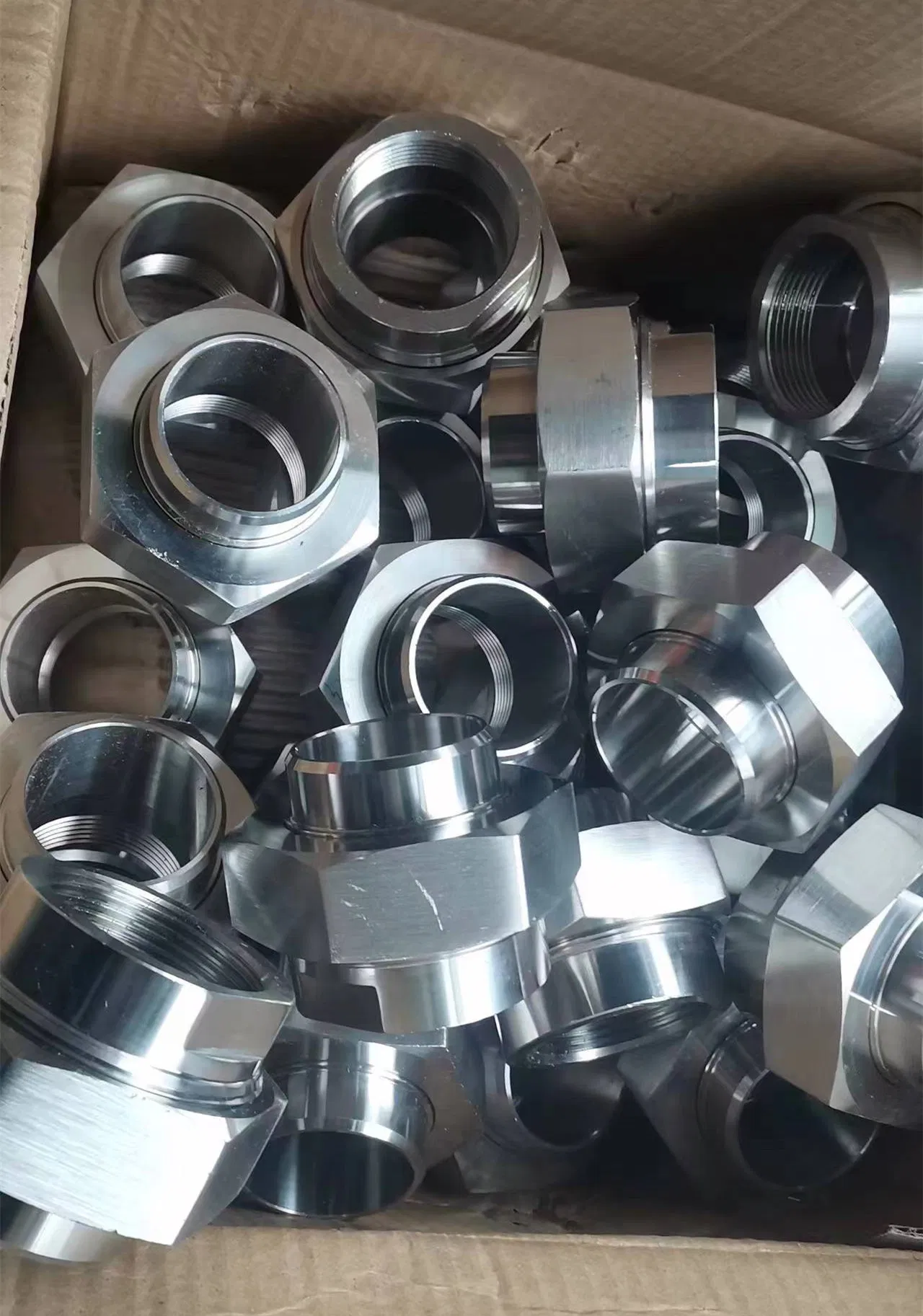 Water, Oil, Gas or Air Transfer Stainless Steel Threaded Coupling Fitting Union