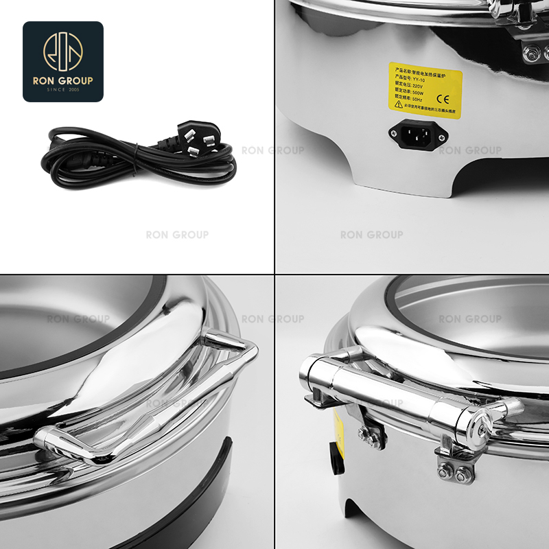 Wholesales Roll Top Silver Stainless Steel Catering Hotel Restaurant Food Warmer Buffet Chafing Dishes