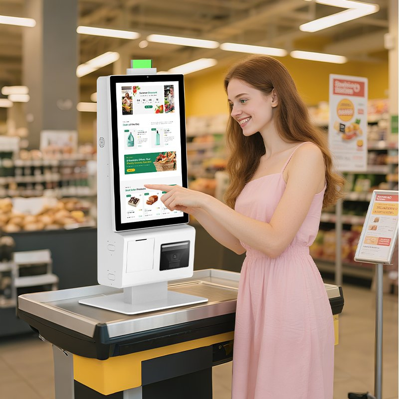 Suntek Versatile Self-Service Kiosk Payment Kiosk with Qr Code Scanner All in One