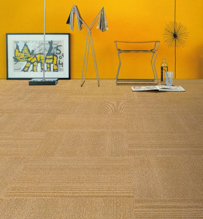 SGS Factory Commercial Office Use Anti-Slip Non-Foul PP Bitumen Carpet Tile Floor