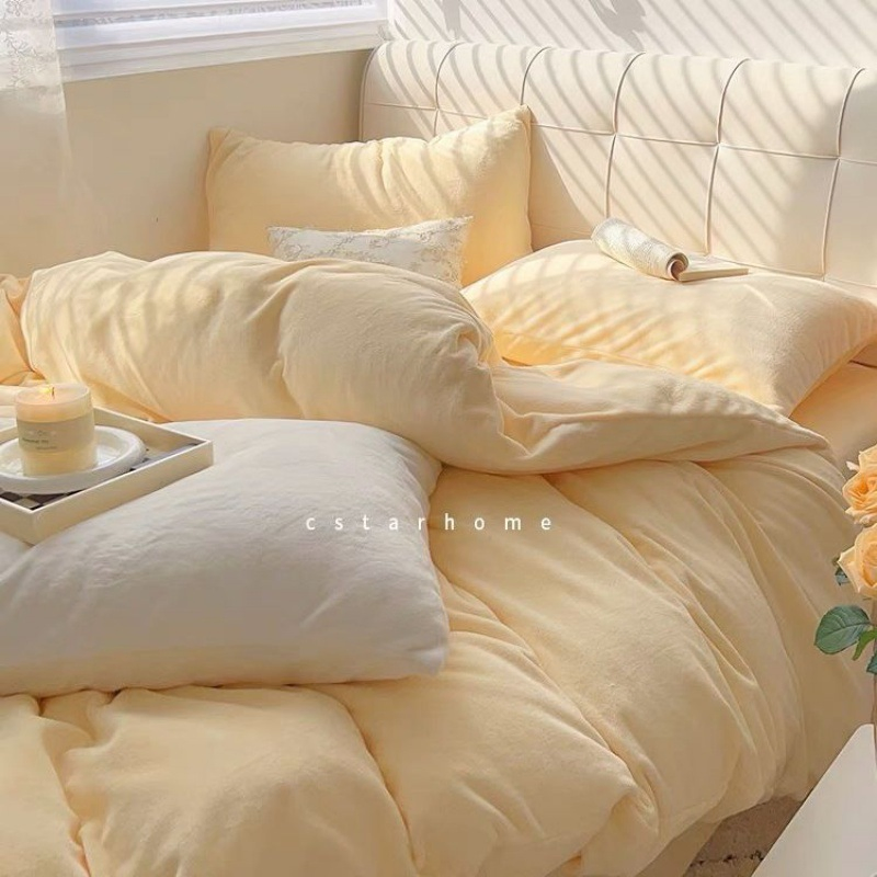 Customized Design Luxurious Ultra-Soft 3PCS Flannel Home Bedding Set