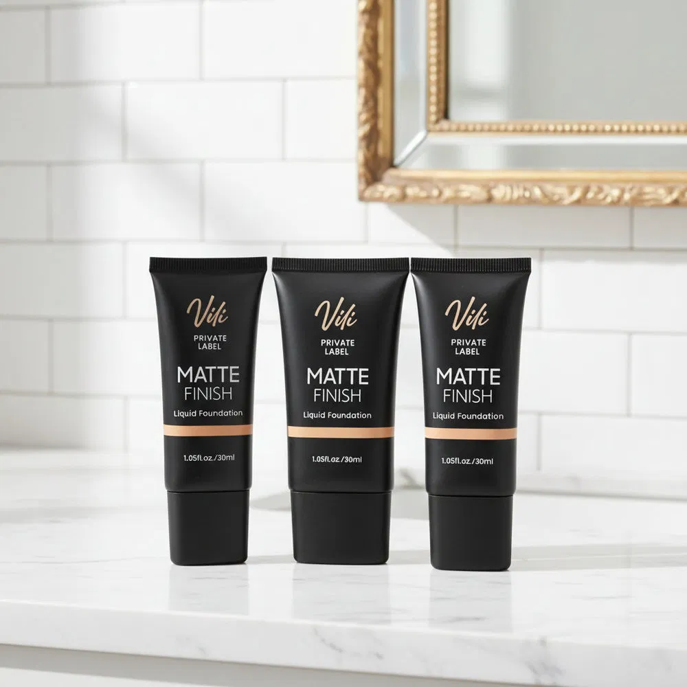 Non-Caking Custom Oil Control Liquid Foundation for Office Worker