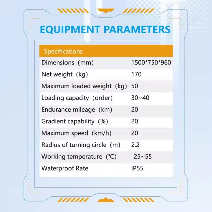 Outdoor Unmanned Delivery and Driving Robot Community Park Outdoor Delivery Robot