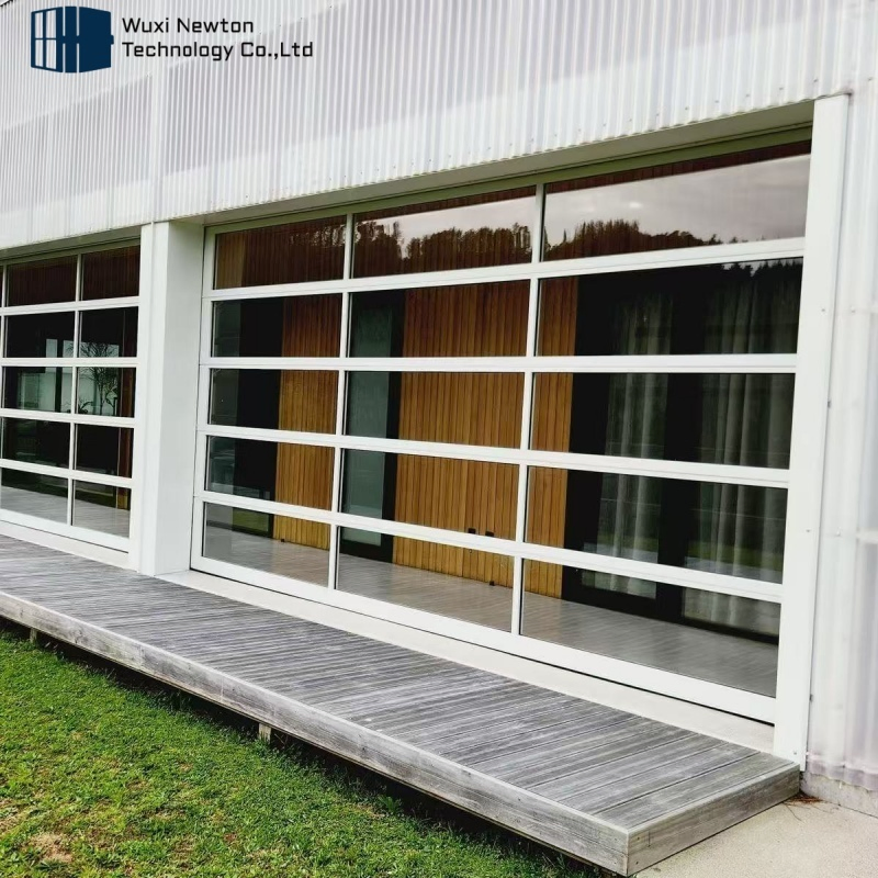 High-Performance Super Large Thermal Insulation Impact Glass Garage Door Warehouse