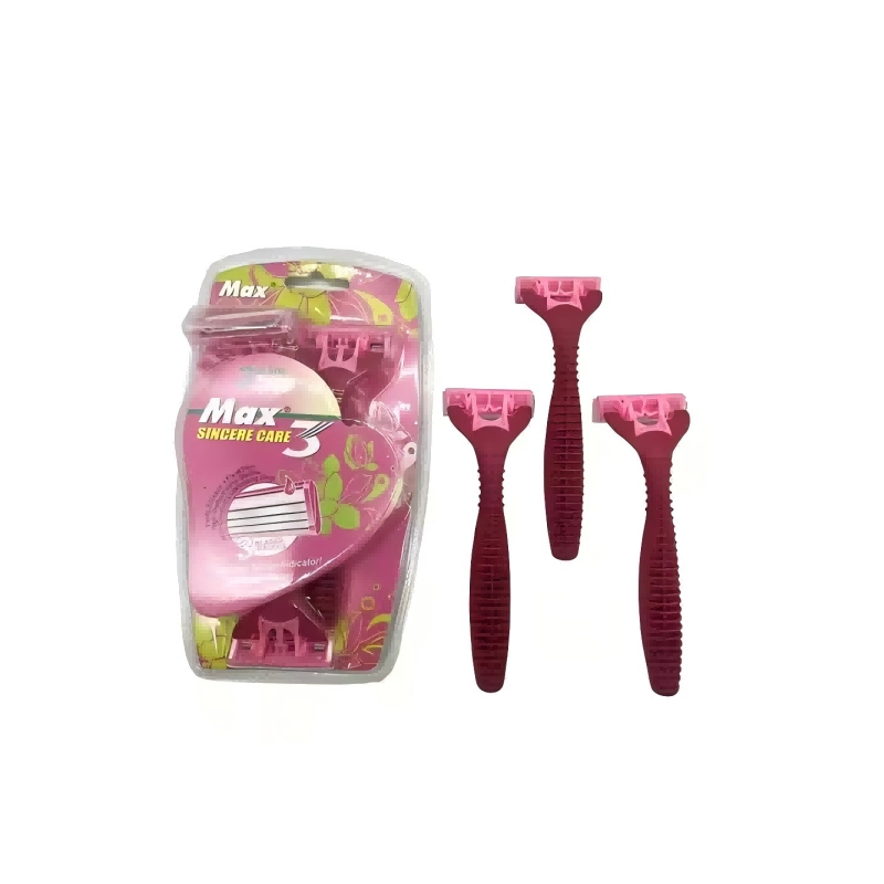 Razor Manufacturers Disposable Shavers Triple Blades Razor with Stainless Blade for Female.