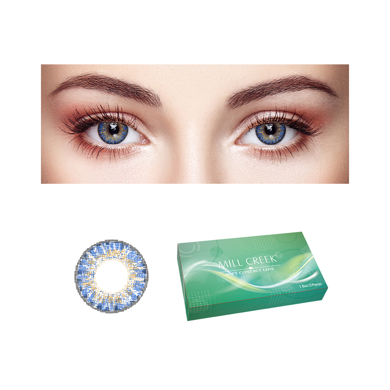 Hot Sale Ksseye Tinted Prescription Contact Lens Colored Circle Soft OEM Wholesale Optical Contacts CE Certified Prescriptions Contact Lenses with Degree