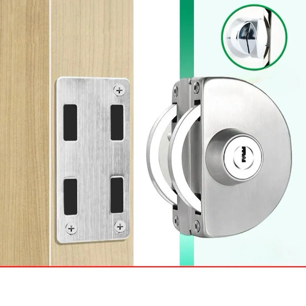 High-Quality Stainless Steel 304 Door Lock for Glass Doors