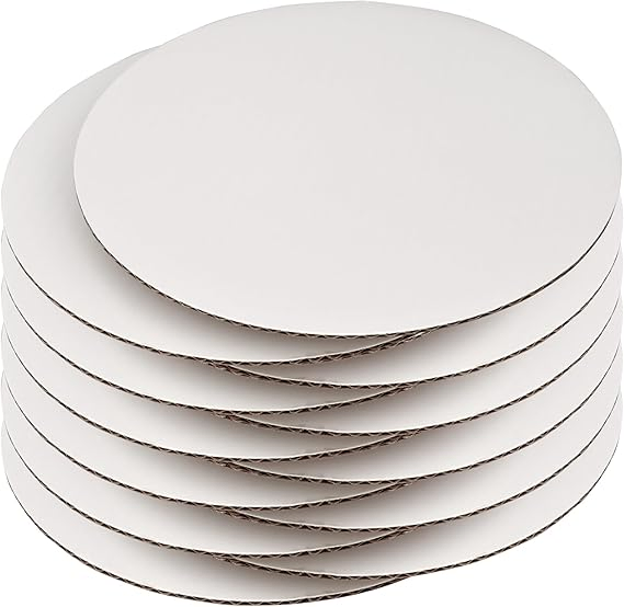 8 Inch White Round Cake