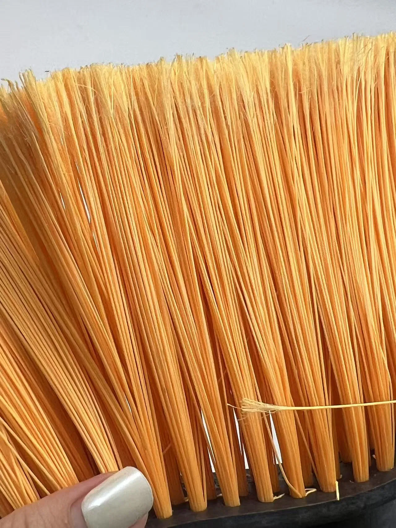 Double-Color Pet Plastic Broom Bristle for Household and Industrial Cleaning