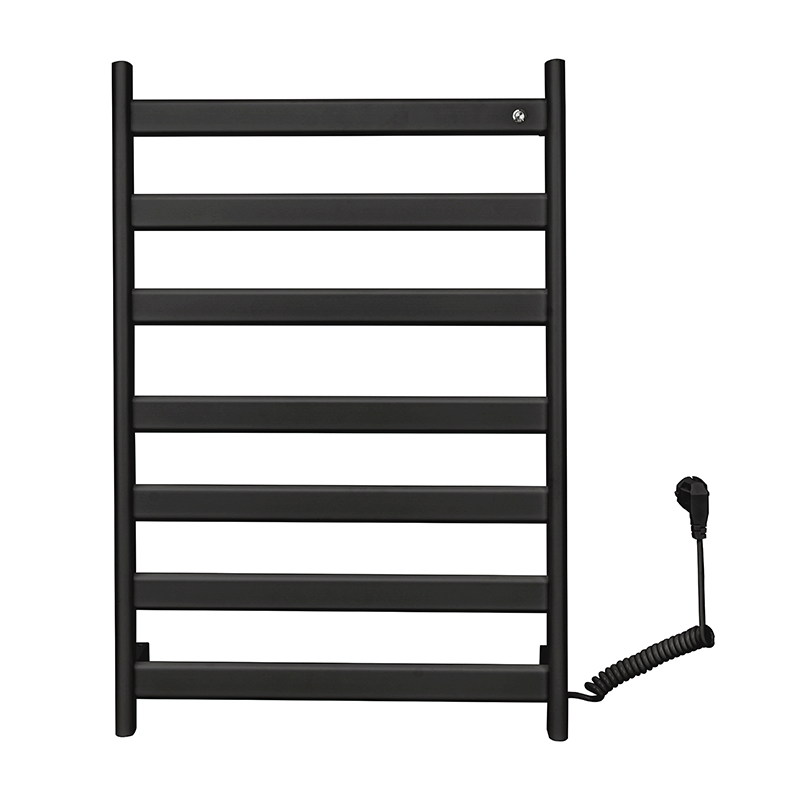 Sanipro OEM/ODM Towel Warmer Stainless Steel Bathroom Drying Radiator 7-Bar Rails Smart Electric Heated Towel Rack for Hotel