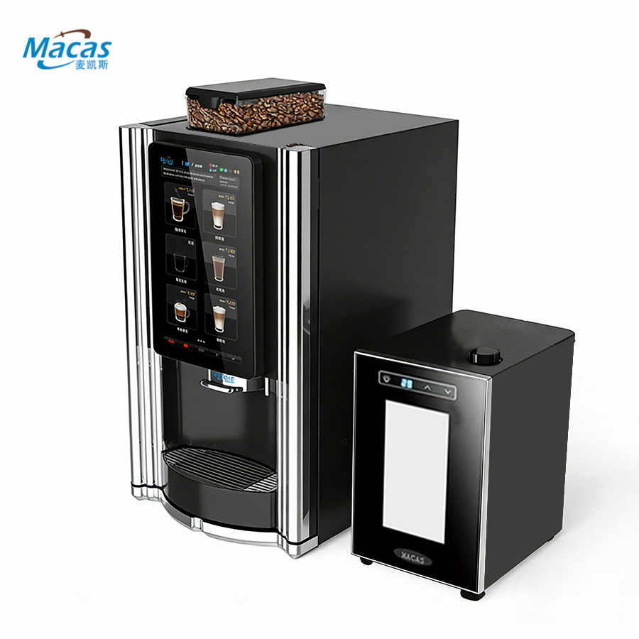 Smart Table Top Fresh Milk Espresso Programmable Coffee Vending Machine