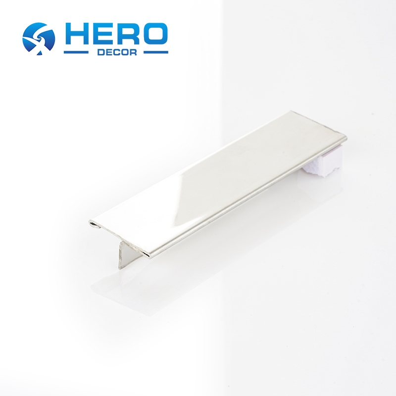 Stainless Steel Tile Edging Trim Hero Metal High Quality Backsplash 20mm T Shape Corner Strip