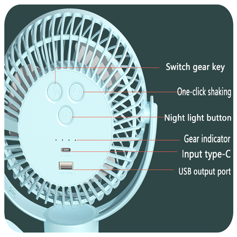 Mini USB Clip Summer Summer Fan
