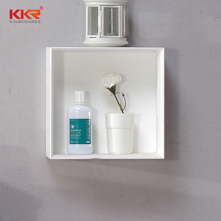 Solid Surface Bathroom Shelf Corner