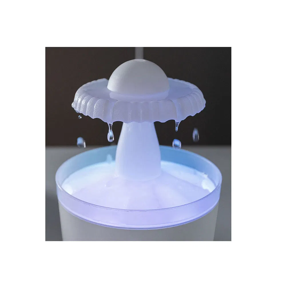 Trending Colorful LED Raindrop Humidifier Remote-Controlled Desktop Aroma Diffuser for Home Use
