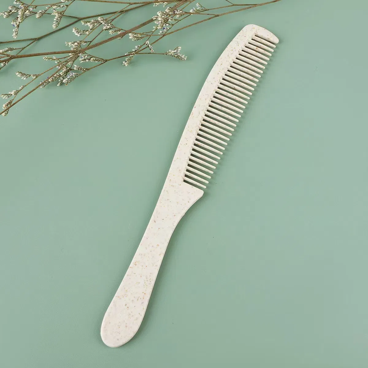 Disposable Custom Biodegradable Hair Combs Wheat Straw Hair Combs for Hotel