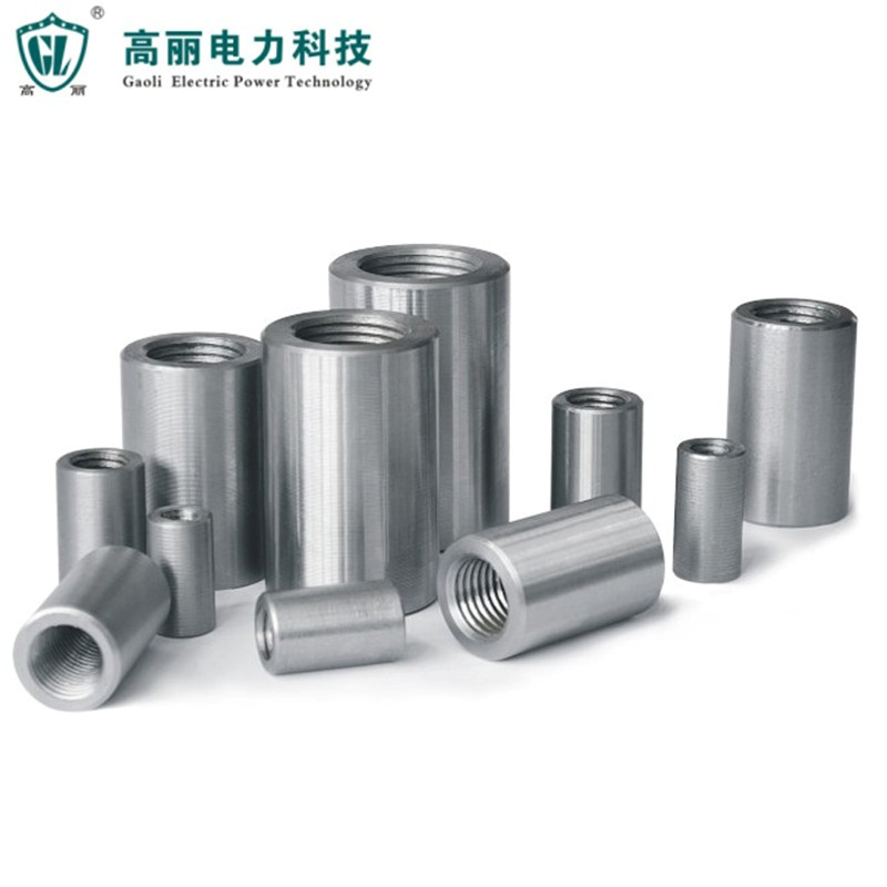 Parallel Thread Rebar Coupler Rebar Mechanical Connector Threaded Rebar Sleeve Steel Rebar Coupler