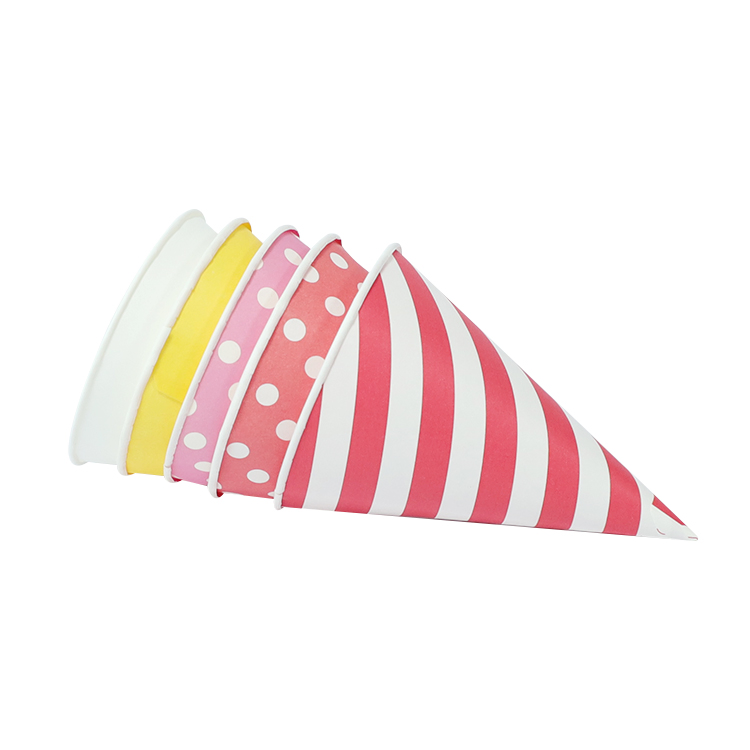 Wholesale Disposable Ice Cream Cone Shaped Paper Cups Suppliers