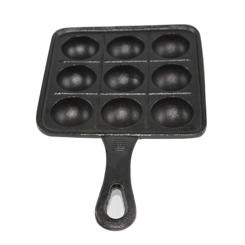 Чугунная форма для тефтелей на 9 ячеек