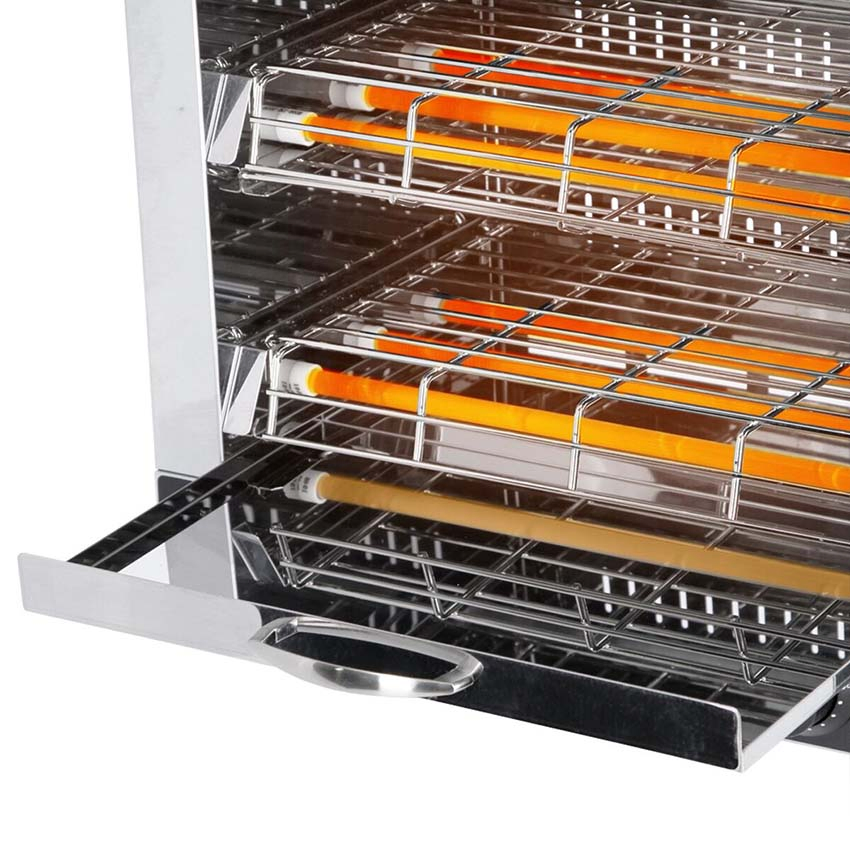Electric Stainless Steel Four Deck Twelve Trays Baking Oven