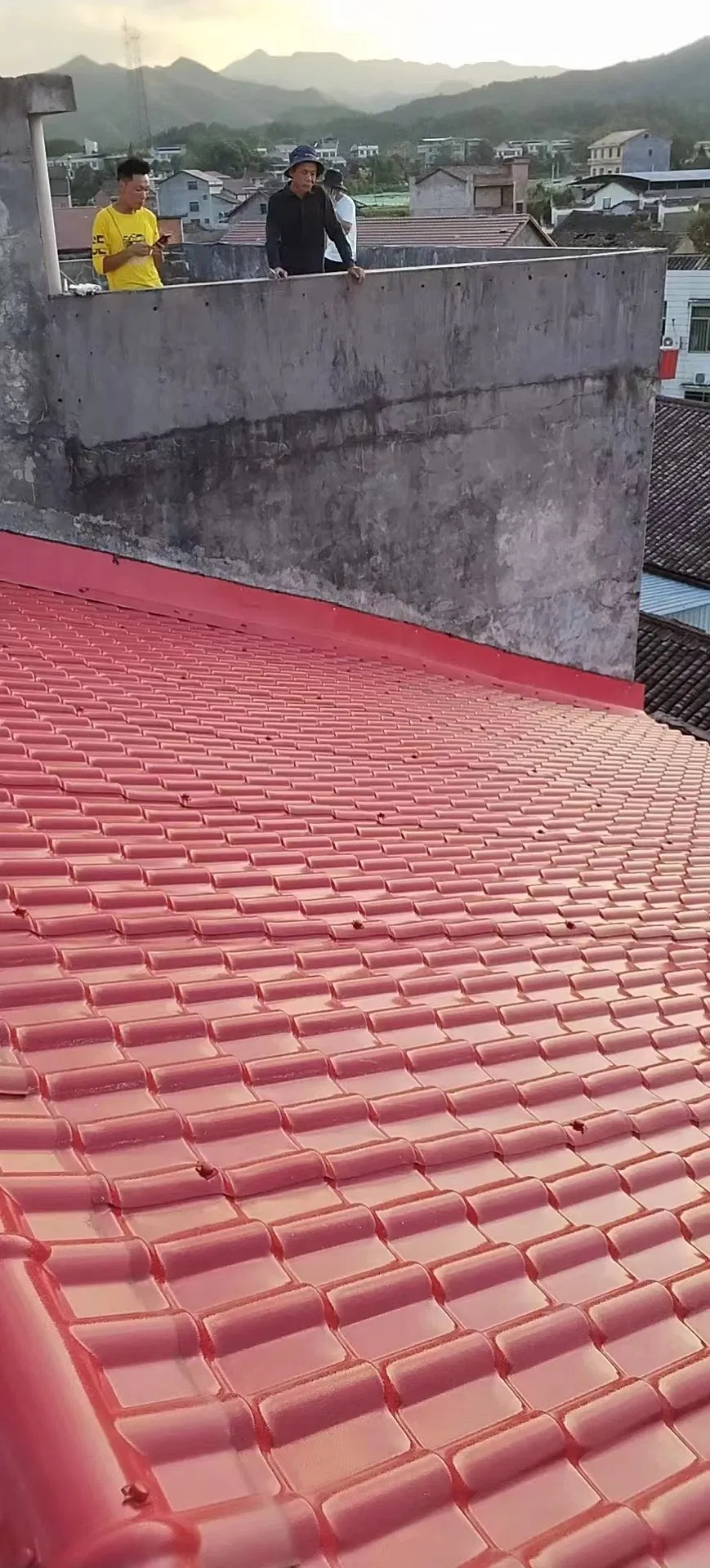 4 Layers ASA PVC Spanish Synthetic Resin Plastic Roof Tile/Sheet