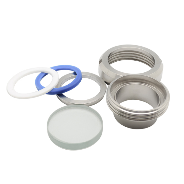 Sanitary Stainless Steel Butt Weld Glass Tube Vessel Union Sight Glass Fitting