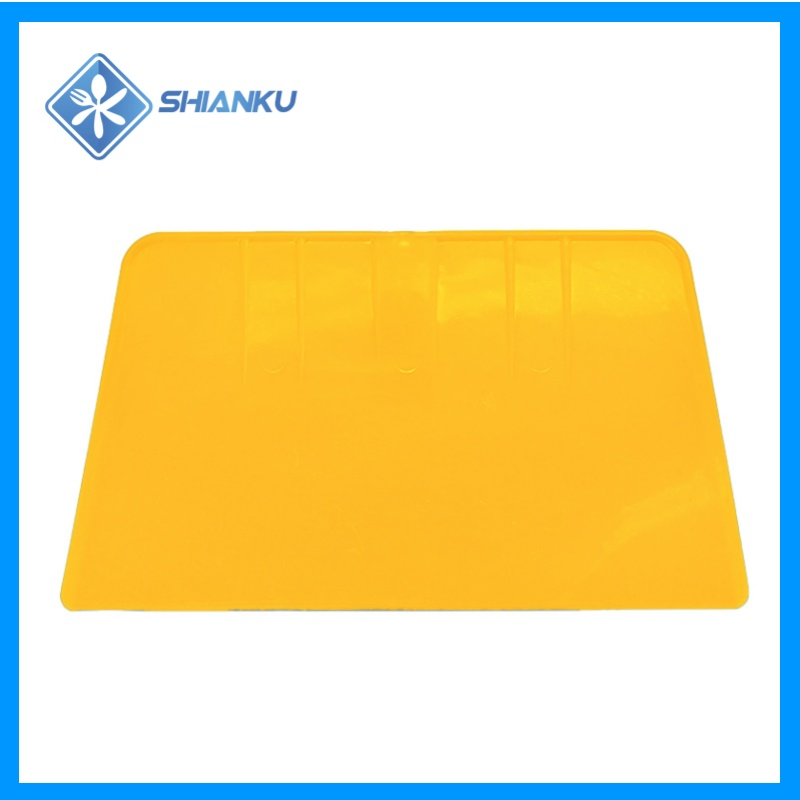 Shianku Industrial Food Grade Bakery Hand Held Plastic Scraper for Cake