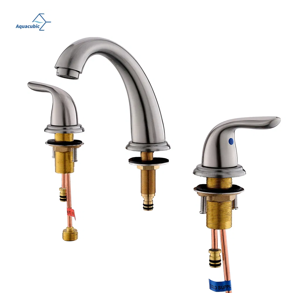 Смеситель для раковины Aquacubic, 3 отверстия, 8 дюймов