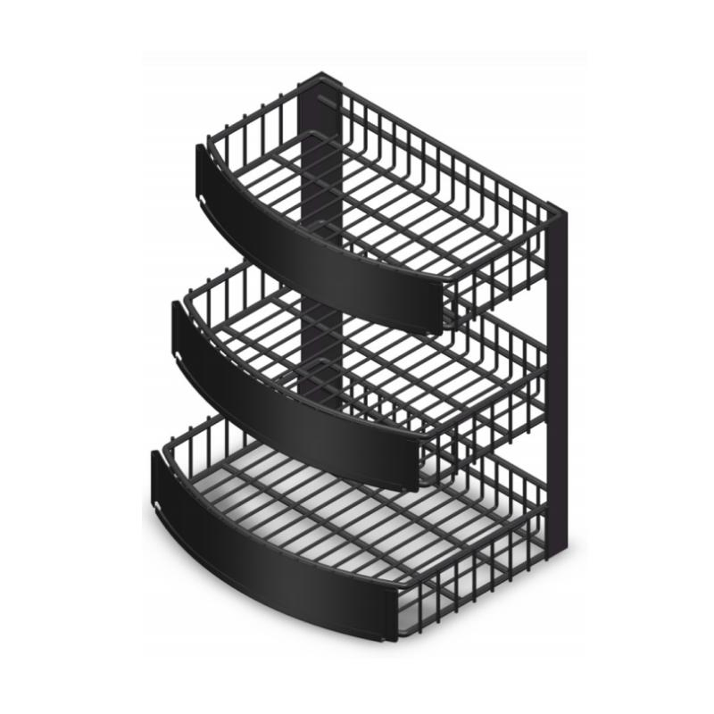 3 Tier Goody Basket Display Rack Counter Top