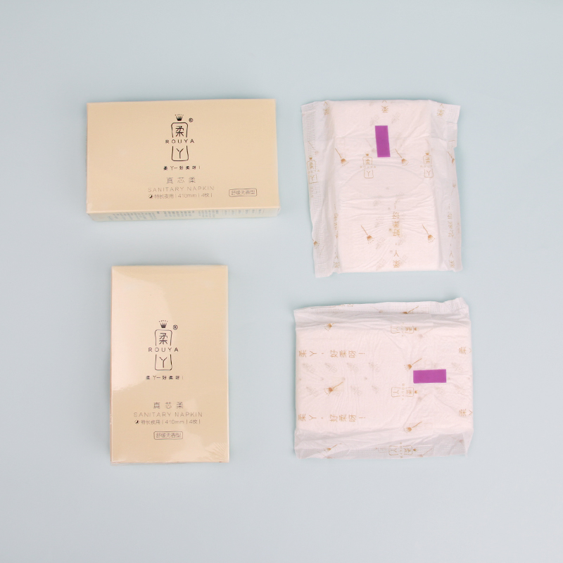 Disposable 415mm Ultra Long Breathable Sanitary Napkins for Night Use