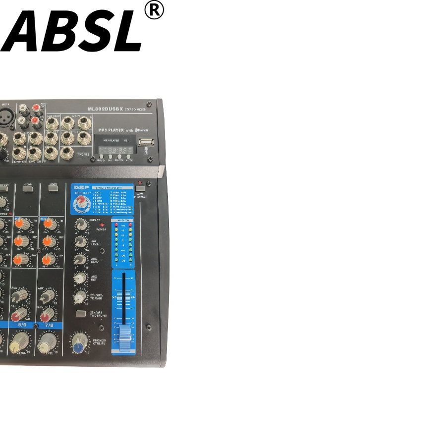 Профессиональный DJ-микшер 8 каналов с DSP эффектами