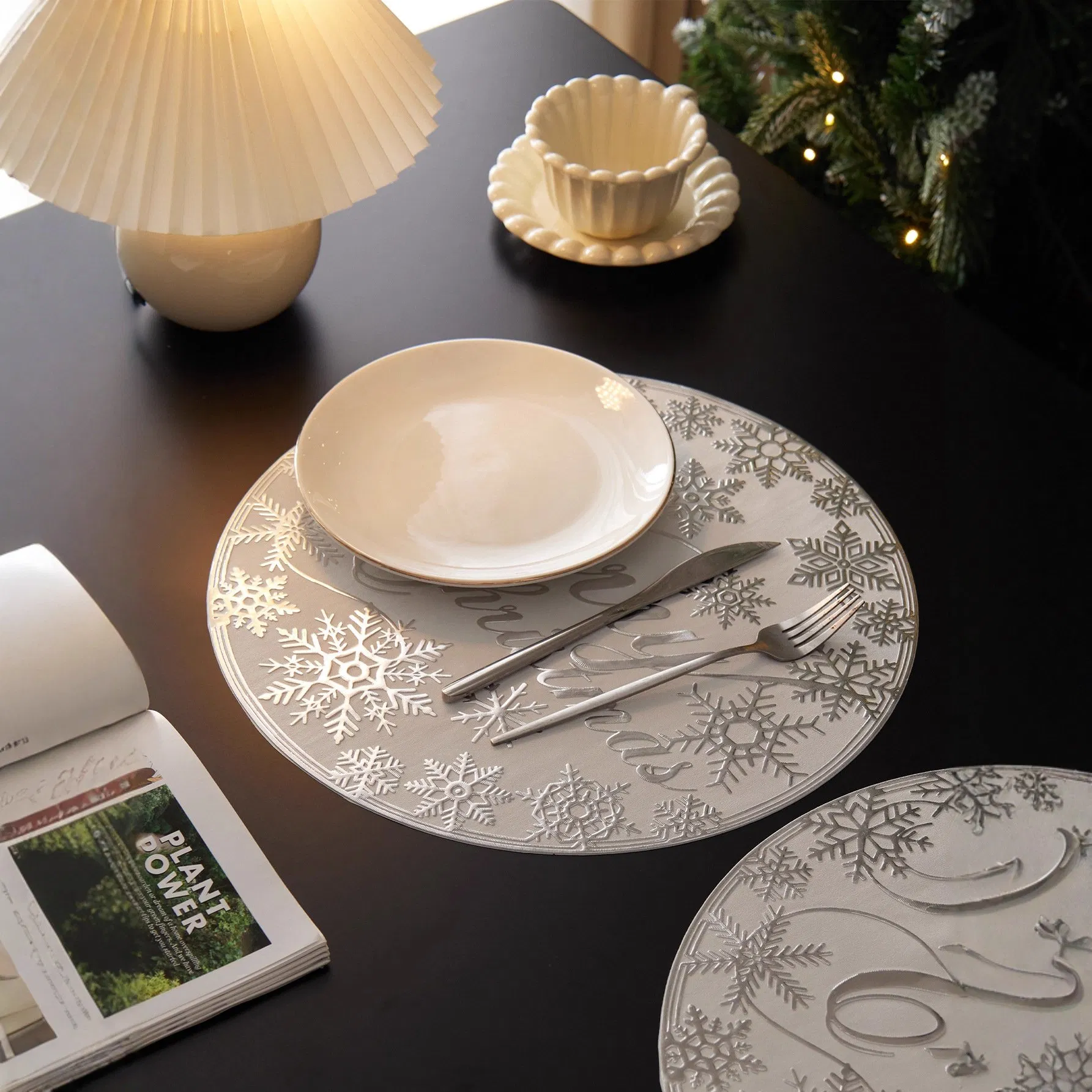 Heat-Resistant Sublimation Round Placemats for Home with Waterproof Coating