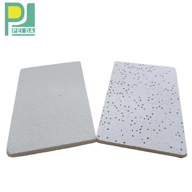 Decorative Panels Tiles Price 600X600mm Square Acoustic Mineral Fiber Board for Ceiling