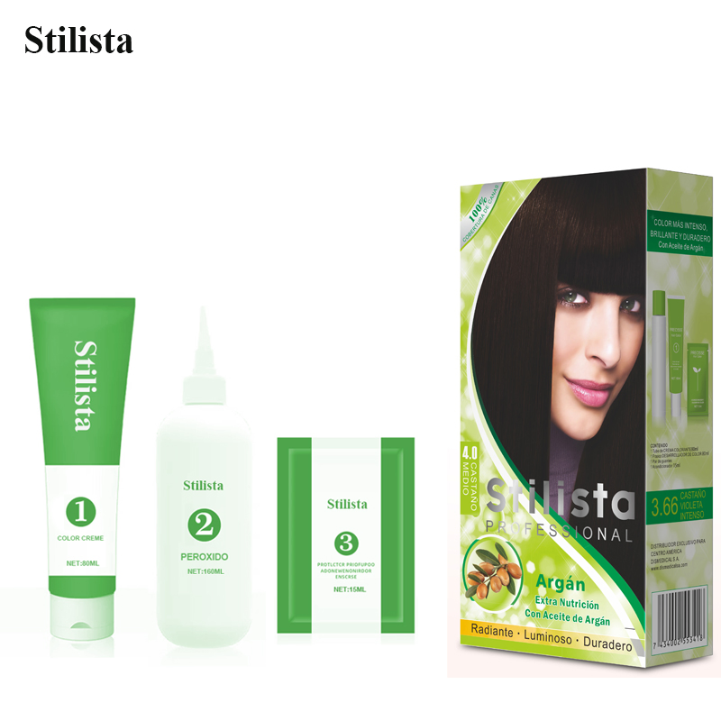 80ml Permanent Hair Dye Cream Home Use Hair Color Kit