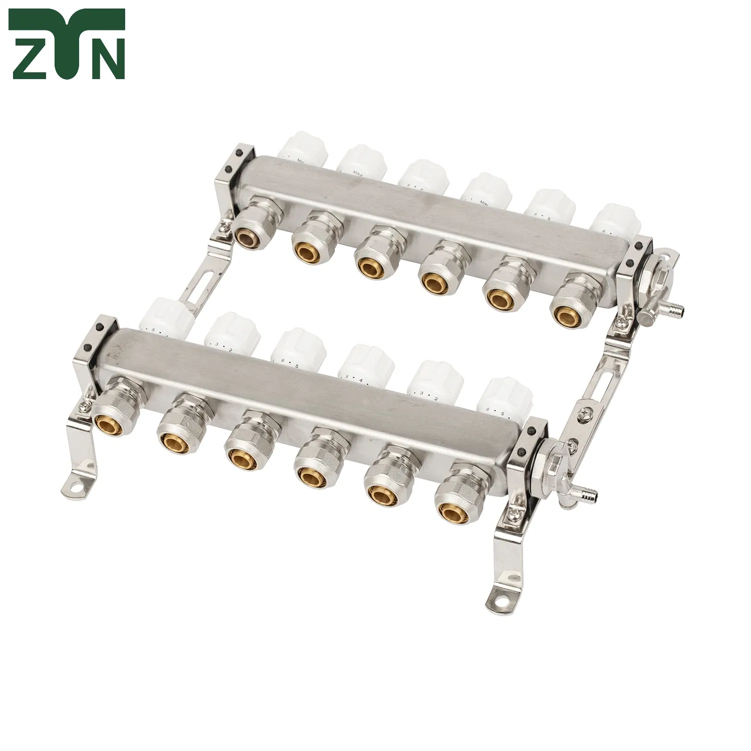 Floor Heating Systems & Parts Manifold with G NPT R ISO7 Thread