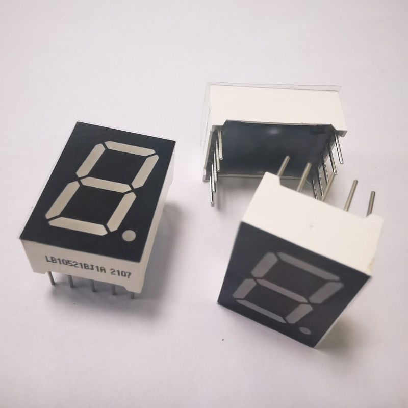7 Segment LED Display 1 Digit 13.2mm Green for Instrument