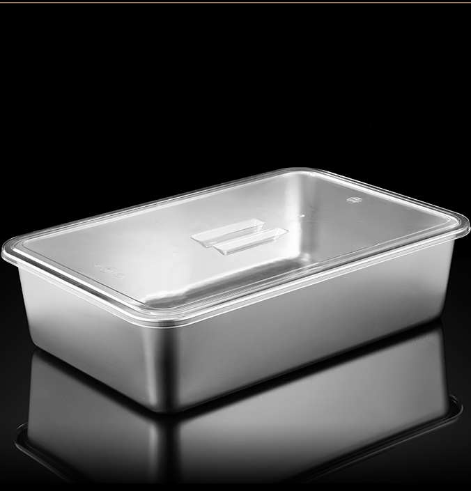 304 Stainless Steel Serving Basin Cafeteria Buffet Food Heating