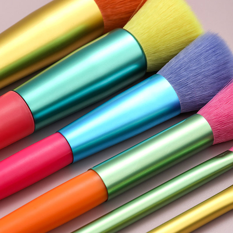 Factory Price 15 Rainbow Makeup Brushes