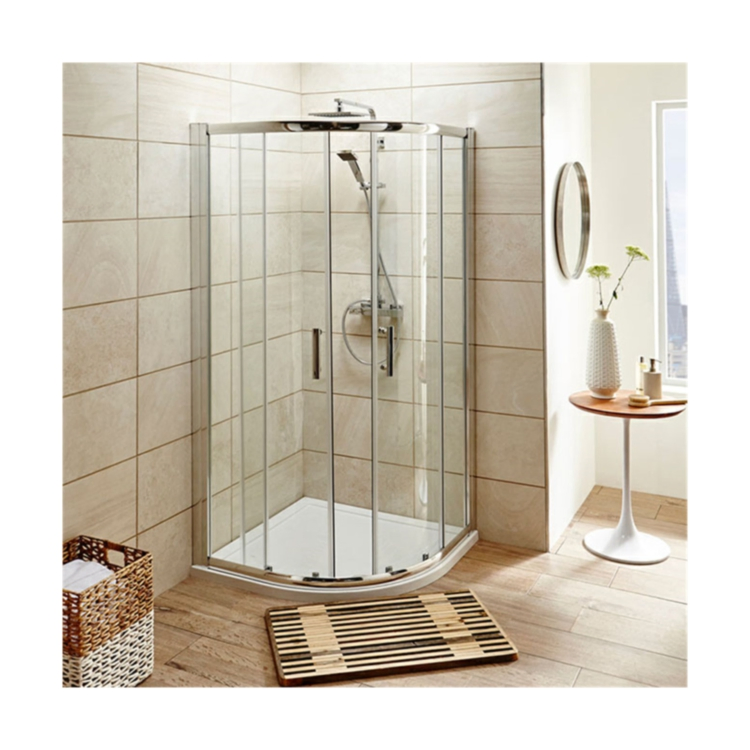 Bathroom Shower Room Frosted Glass Enclosure Swing Door