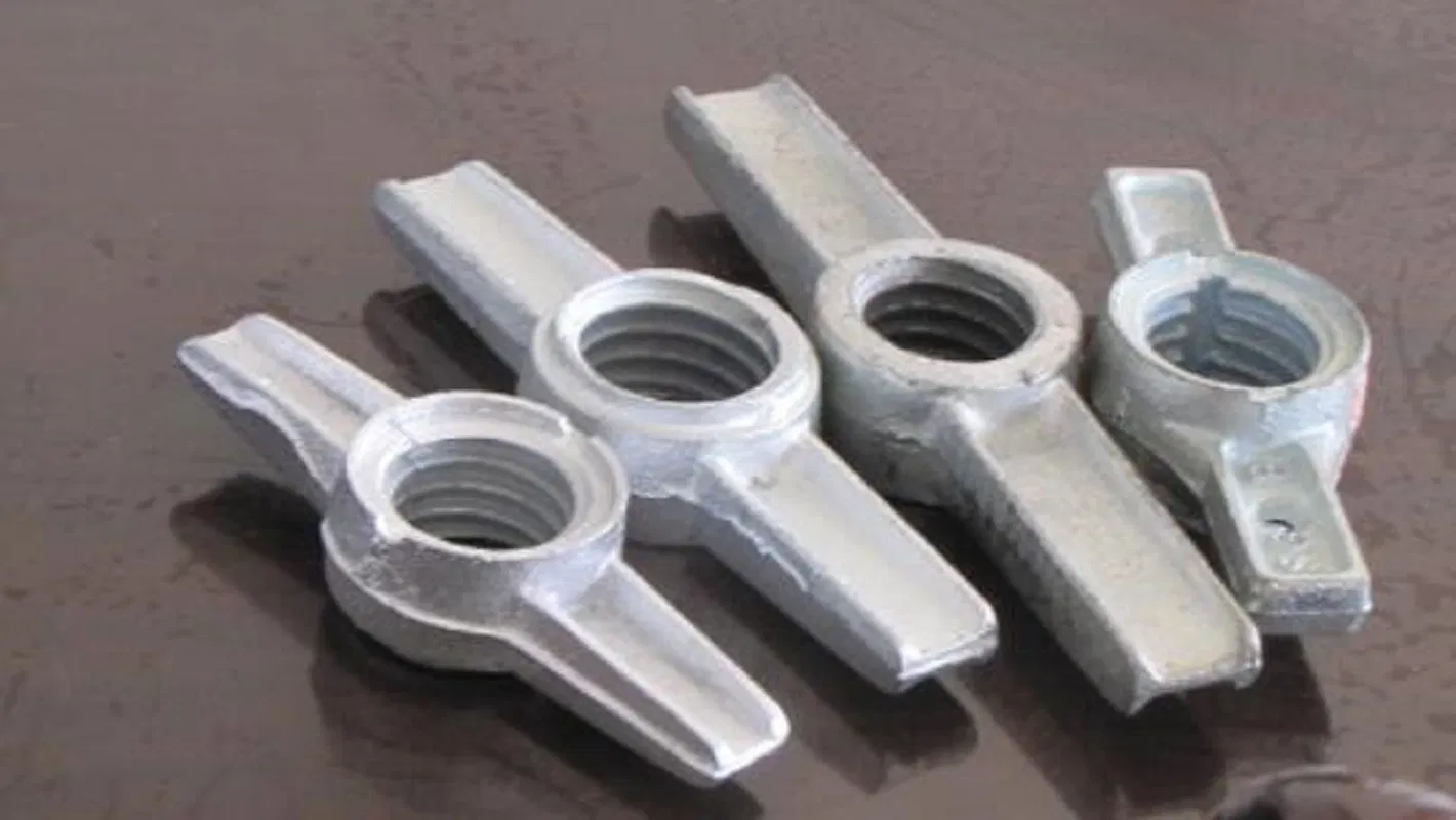 Cast Iron Scaffolding Framework Ledger End of Ringlock System Jack Base Nut